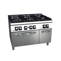 Cocina C-G961 6 fuegos con horno Gama 900 - Imagen 1