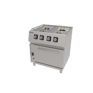 Cocina Profesional Mediana con 4 Quemadores y Horno. Serie 750 - Imagen 1